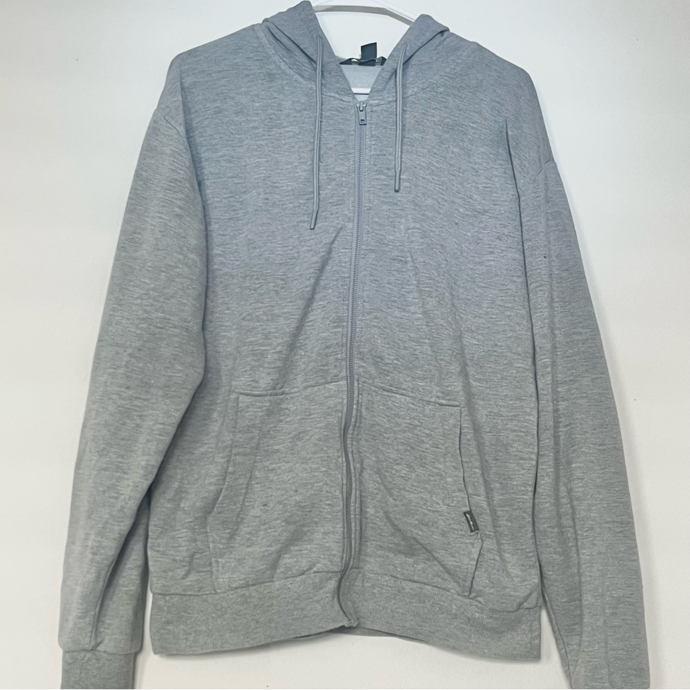 Eddie Bauer Men's Gray Zip-Up Sweater